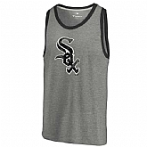 Chicago White Sox Distressed Team Tank Top - Ash,baseball caps,new era cap wholesale,wholesale hats